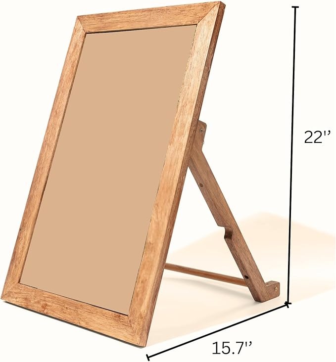 Adjustable Wooden Frame with Stand (Frame ONLY) - Perfect Pairing for Furrther Scratching Mat - Frame Dimensions: 23.6"X15" - Supported Inclinations: 30°, 70°, 180°