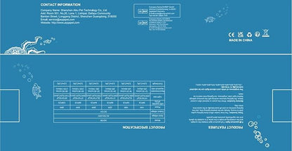 AQQA Full Spectrum Aquarium Light,Fish Tank Lights for Plant Growth Fish Viewing,3 Mode White Blue Red Green LED Beads,Timer,Adjustable Brightness,Extendable Brackets for Freshwater 26W for 32-40inch