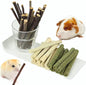 150g 3 Types of Combined Chew Toys Molar Sticks Sweet Bamboo Apple Branch Timothy Grass for Pets Chinchilla Squirrel Gerbil Hamster Squirrel Guinea Pigs