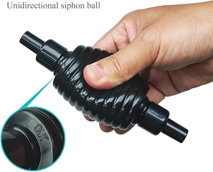 5ft-S Aquarium Siphon Vacuum Cleaner for Fish Tank Cleaning Gravel & Sand