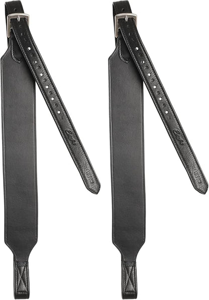 Exion Wide Stability Stirrup Leathers for English Saddles | Premium Cowhide Leather | Enhanced Leg Stability & Comfort | Sizes: 48" to 62"