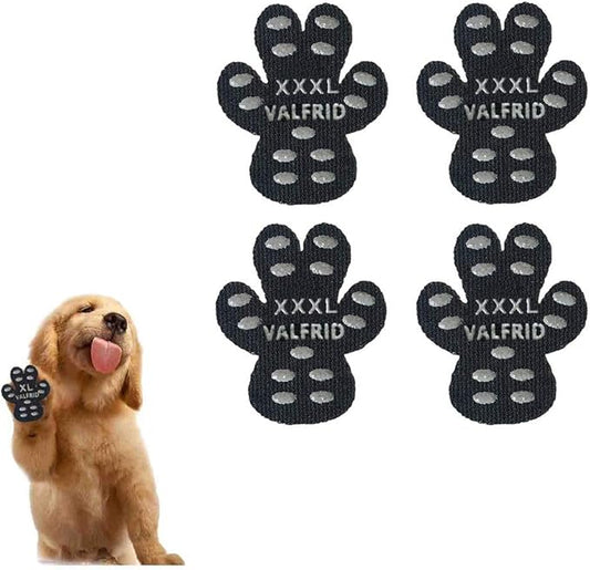 Dog Paw Protector Anti-Slip Grips to Keeps Dogs from Slipping On Hardwood Floors,Disposable Self Adhesive Resistant Dog Shoes Booties Socks Replacemen XXXL 24 Pieces