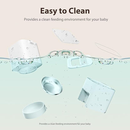 5L/21 Cups Automatic Cat Feeder, Timed Automatic Pet Feeders, Cat Dry Food Dispenser Dual Power, 10 Meals Programmable 1-15 Portion Control Cats Feeder, Pet Food Dispenser for Cats & Puppy(Not WiFi)