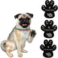 Dog Paw Pads Anti-Slip Grips,Dog Paw Protectors for Senior Dogs on Hot Pavement,Provides Traction to Keep Them from Slipping on Smooth Floors 20 sets-80 Pads Black S