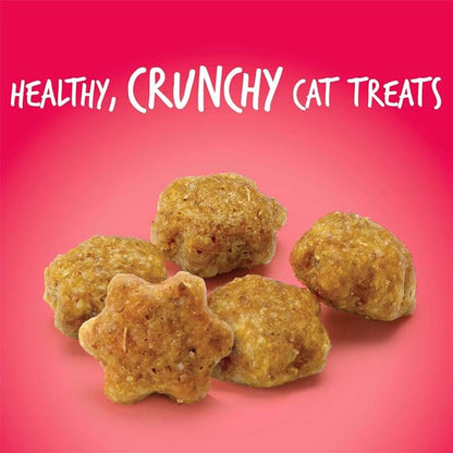 Fruitables Cat Treats Crunchy Salmon & Cranberry Cat Treats Healthy Low Calorie, High Protein Wheat, Corn & Soy Free 30 Ounces