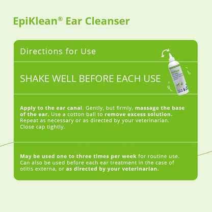 EpiKlean Ear Cleanser for Dogs and Cats, 12 oz
