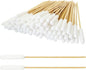 100 PCS Professional Dog Ear Cleaning Swabs - 6-inch Large Cotton Swabs, Gentle and Comfortable Bamboo Cotton Buds, Prevent Infections, Ideal Solution for Pet Ear Care (Long Tips)