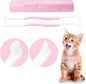 Dual-Sided Cat Toothbrush with Micro Brush Head, Ultra Soft Nano Bristles Pet Toothbrush Kit, Kitten/Puppy Toothbrushes, Fit into Cats/Small Dogs Mouth, Avoid Bleeding Gums