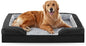 FURTIME Orthopedic Dog Bed for Extra Large Dogs - XL Washable Dog Sofa Bed Large, Supportive Foam Pet Couch Bed with Removable Washable Cover, Waterproof Lining and Nonskid Bottom, Black