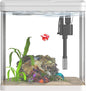 2 Gallon Betta Fish Tank Starter Kit, Self-Cleaning Aquarium with Built-in Filter and LED Light