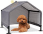 Dog Shade Shelter Outdoor Tent for Small Medium Dogs, Waterproof Sun Protection Pet House for Dogs, Small Animals and Livestock, Pet Canopy with Upgraded Doors and Ground Nails