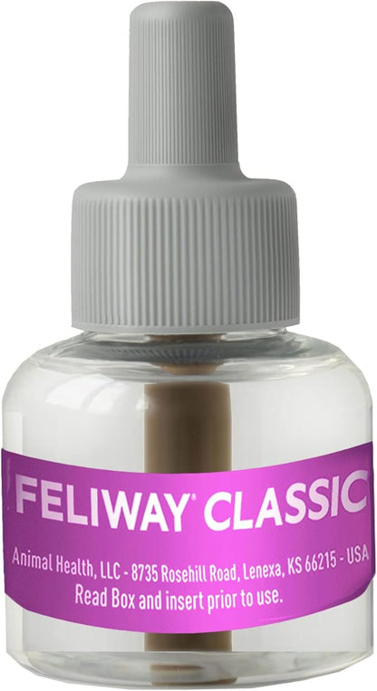 FELIWAY Classic Cat Calming Pheromone Diffuser: 1 Diffuser Kit & 3 Refills