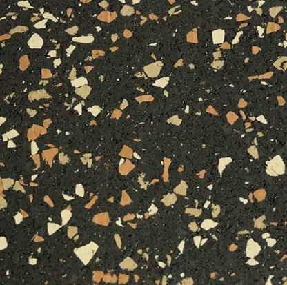 American Floor Mats - Extreme Rubber Gym Tiles - 1 Inch Thick Colorful Rubber Gym Tiles - Superior Shock and Sound Absorbing Tiles - 35% Brown/Mocha/Tan 50 Tile Pack (Covers 200 Sq Ft)