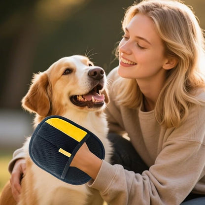 2025 Upgrade Pet Hair Remover Gloves, Reusable Cat Dog Grooming Gloves Pet Hair Remover Electrostatic Gloves, Premium Efficient Pet Hands on for Dogs, Cats & Horses with Long and Short Hair Fur (2)