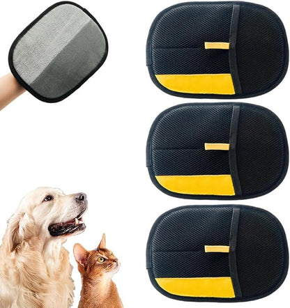 2025 Upgrade Pet Hair Remover Electrostatic Gloves, Reusable Pet Hair Removal Glove for Cats & Dogs, Premium Cat & Dog Hair Remover Mitt for Couch Furniture Carpet Car Seat (3)