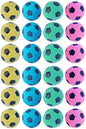 Foam Sponge Soccer Ball Cat Toy Interactive Cat Toys Independent Pet Kitten Cat Exrecise Toy Balls for Real Cats Kittens, Soft, Bouncy and Noise Free (24 Pack)