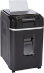 Amazon Basics 200-Sheet Auto Feed Cross Cut Paper Shredder with Pullout Basket, Black
