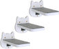 ESPETS White Painted Wooden Cat Wall Floating Steps Set of 3 - Wall Mounted Cat Floating Furniture Shelves and Perches, Sturdy Climber Stairs Ladders - Holds up 30lbs