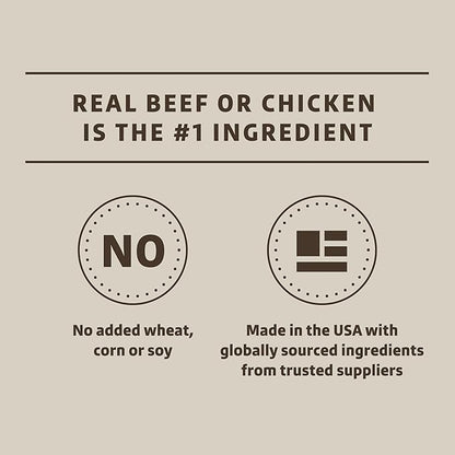 Amazon Brand - Wonder Bound Small Breed Wet Dog Food, Variety Pack (Beef Recipe, Grilled Chicken Flavor, Filet Mignon Flavor), Loaf in Gravy, 3.5 Ounce (Pack of 24)