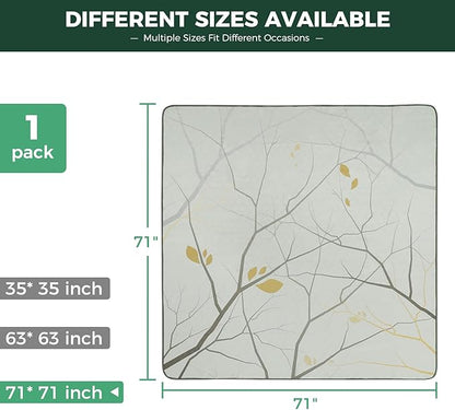 FXW Washable Pee Pads for Dogs, Puppy Pads with Super Absorbent, Specifically Designed for FXW Rollick/Homeplus 32 inch 8 Panels Dog Playpen, 71" Square, Branch, 1 Pack