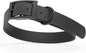Dogline Biothane Waterproof Dog Collar Strong Coated Nylon Webbing with Black Hardware Odor- Proof for Easy Care Easy to Clean High Performance Fits Small Medium or Large Dogs, Black