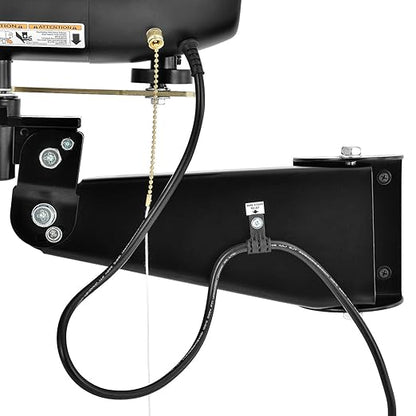 Global Industrial Deluxe Oscillating Wall Mount Fan, 24" Diameter, 1/2HP, 8,650CFM