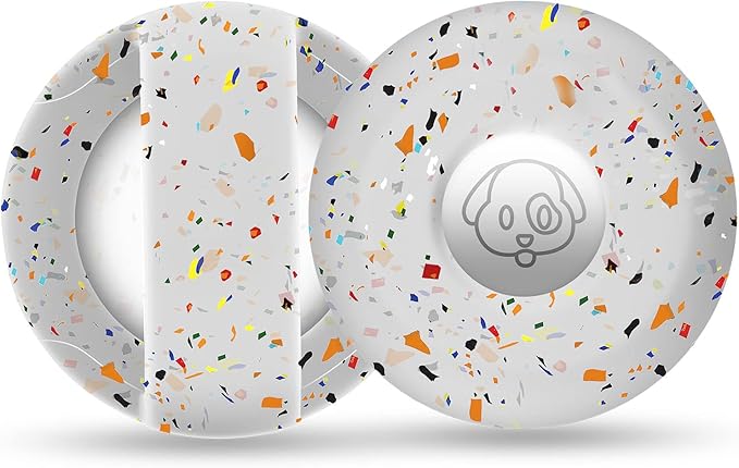 Airtag Holder for Dog Collar, Cibaabo Silicone Air Tag Case Cover Compatible with Apple Airtags for 0.8-1.2inch Cat Pet Collar Harness Loop