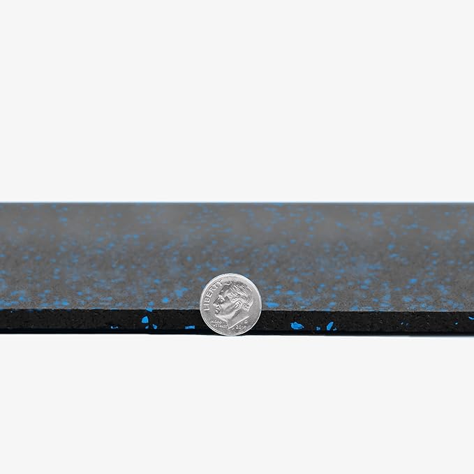 Flooring Inc's 1/4" Thick Tough Rubber Flooring Roll | Flexible Recycled Rubber Floor Mats for Home Gym | Heavy Duty Rubber Mat for Home Gyms, Sheds, Horse Stall Mat or Trailer