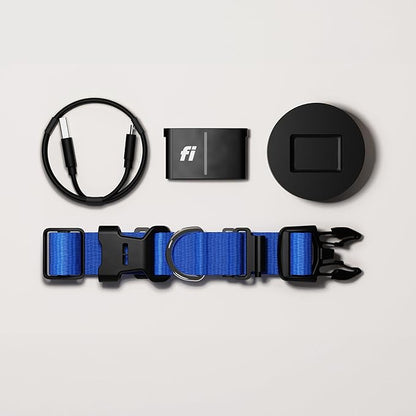 Fi New Series 3+ Smart Dog Tracker Collar – AI GPS for Dogs, Health & Behavior Monitor, Virtual Fence, Escape Alerts, Waterproof, Apple Watch Compatible 12Mo Membership Included