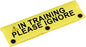 Funny Dog Leash Sleeve in Training Please Ignore Dog Leash Wrap Sleeve Alert Tag Pet Birthday Gift (Training Please Ignore-YE Sleeve)