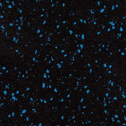 American Floor Mats 1/4in (7mm) Thick 10% Blue 4' x 3' Heavy Duty Rubber Rolls, Protective Exercise Mats, Home Gym Rubber Flooring