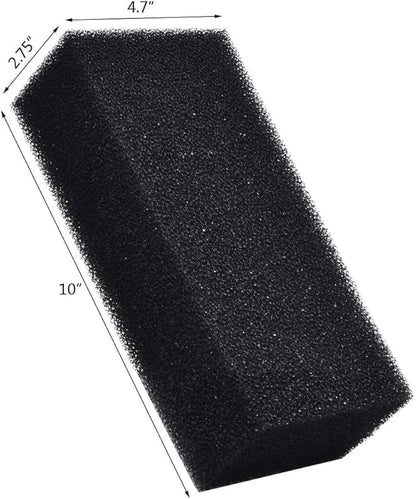 ALEGI Filter Foam Sponges, Bio Sponge Filter Media Pad, Cut-to-Size Foam for Aquarium Fish Tank (10" x 4.7" x 2.75")