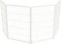 FXW Homeplus Unleashed Indoor Dog Playpen - Stress-Free and Safe Play, Heavy Duty 40 Inch 4 Wire Panels Dog Pen for Medium and Large Dogs, White│Patented