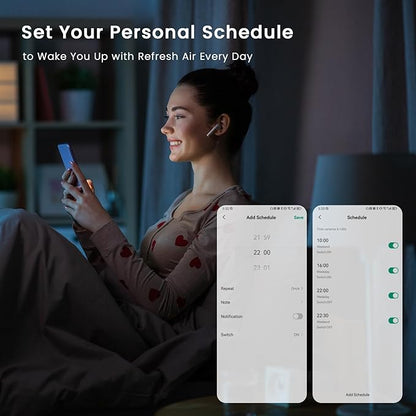 Afloia Air Purifiers for Home Bedroom Large Room Up to 1076 Ft², Smart WiFi Works with Alexa, 3-Stage Filter Cleaner Odor Eliminator, Pet Dander Pollen Allergy Dust Mold Smoke, 22dB, Kiloplus
