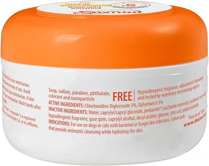 Douxo S3 Pyo Pads, Contains 3% Chlorhexidine & 0.5% Ophytrium, Antiseptic & Hydrating, For Bacterial or Yeast Skin Infections, For Dogs and Cats, 30 Pads