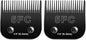 2PCS 5FC Blades Dog Grooming Blades Compatible with Andis/Oster A5/Wahl KM-10 Series Dog Clippers,Detachable Clipper Replacement Blade,Black(5FC/2PCS)