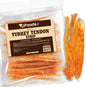 Afreschi Natural Turkey Tendon Strip 10oz, USA-Sourced Turkey Tendon, All Natural Puppy Chew, Hypoallergenic, Rawhide Alternative