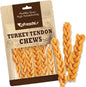 Afreschi Turkey Tendon Braided Stick 3.5 oz, Dog Treats for Classic Series, All Natural Human Grade Dog Treat, Suitable for Training chew, USA-Sourced Turkey Tendon, Rawhide Alternative
