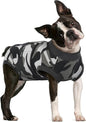 FUAMEY Dog Recovery Suit Male,Dogs Surgery Neuter Suits Puppy Spay Shirts for Female Protect Dog's Skin Anti Licking Abdominal Wounds Doggie Onesie Pet Bodysuit Alternative to Cone Grey Camouflage M