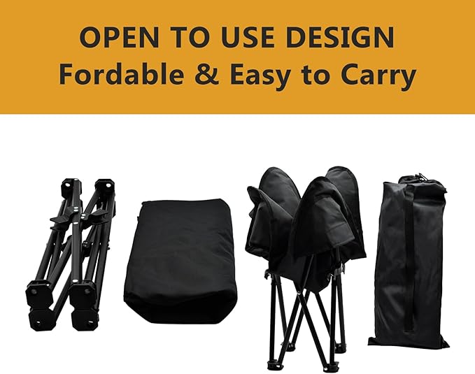 Elevated Dog Bed, Portable Raised Pet Cot for Outdoor and Indoor Folding Dog Cot Bed with Comfortable Padded Filling Carrying Bag Included Pet Raised Travel Lounger for Camping Traveling (28x28x8inch)