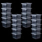 20 Pcs Spider Terrariums Breeding Box Hatching Container Acrylic Feeding Box for Small Reptile Scorpion Centipede Insect (Small Size)