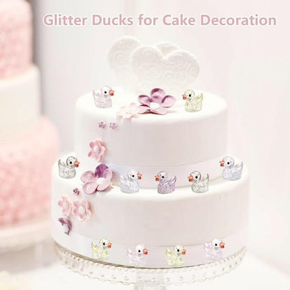 36 Types Multicolor Mini Resin Ducks, Plastic Tiny Ducks to Hide Prank, Little Ducks Mini Figures for Fairy Garden, Dollhouse,Terrariums, Potted, Miniature Landscape Ornament