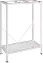 Fish Tank Stand: The Perfect 10 Gallon Metal Aquarium Stand Measuring 22.8" W x 10.6" D x 31.3" H to Fit Your Aquatic Display Needs. (10 Gallon-White)