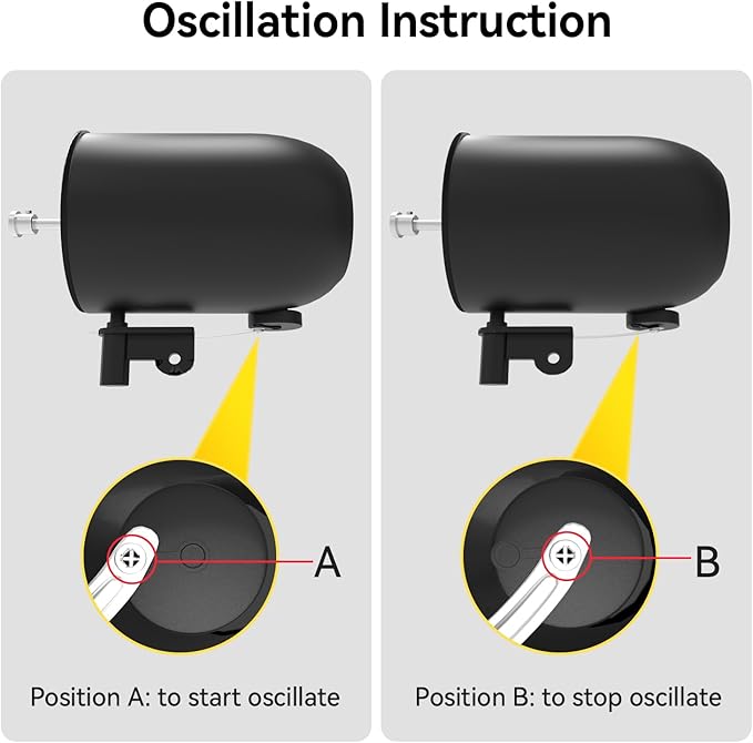 24 Inch Industrial Wall Fan Oscillating with 2 Pack, 7800 CFM Commercial Metal Wall Mount Fans with Poweful Motor, 3 Speed, Heavy Duty Indoor for Warehouse, Workshops, and Garage, UL Listed