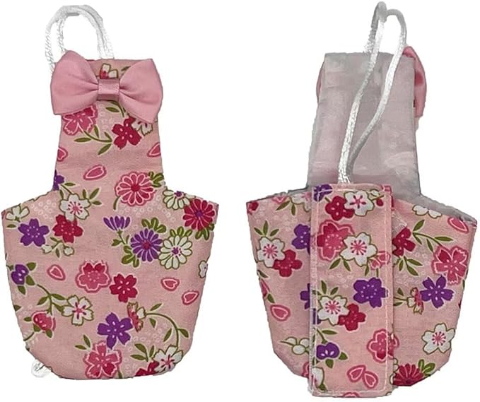 2 PCS Cute Birds Suit Parrots Holiday Reusable Pink&Blue Decoration Pet Bird Clothes for Parrot Pet Chicks