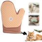 All-in-One Grooming Mist Glove for Pets, Upgrade Efficient Pet Hair Remover Gloves Grooming Spray Comb, Gentle Deshedding Efficient for Dogs & Cats (Pink)