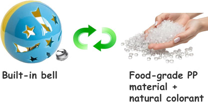 40-Piece Cat Toy Variety Pack for Indoor Cats and Kittens, Bouncy Paws (1.5'' - 2.2'', Cat Toys Deluxe Pack)