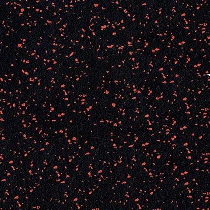 American Floor Mats 1/4in (7mm) Thick 10% Red 4' x 50' Heavy Duty Rubber Rolls, Protective Exercise Mats, Home Gym Rubber Flooring