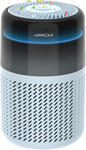AIRROMI Air Purifier for Bedroom Home,HEPA Filter,Covers Upto 549 Ft²,Quiet 360°intake Air Cleaner with Fragrance ponge for Better Sleep,Night Light,Filters Smoke,Pet Dander,Allergies,Dust,A2005 Blue