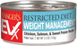 Evanger’s EVX Restricted Diet Weight Management Canned Cat Food – 24 Count, 5.5 oz Cans Each – Chicken, Salmon & Sweet Potato Recipe – Grain Free, Limited Ingredients, Pâté Style